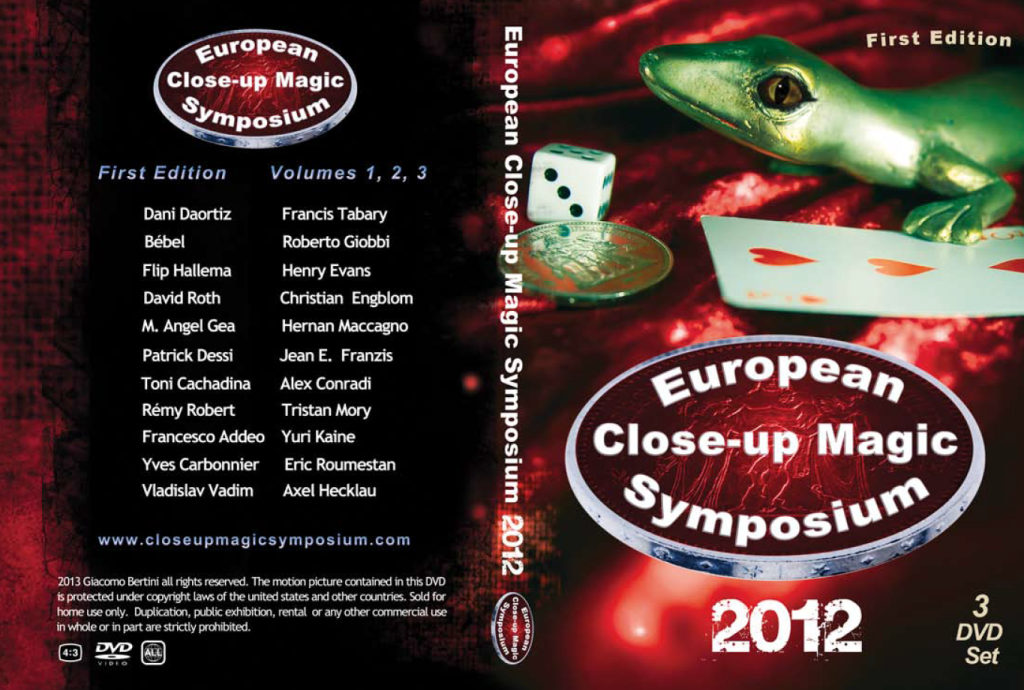 Close-up Symposium 2012 3 DVD