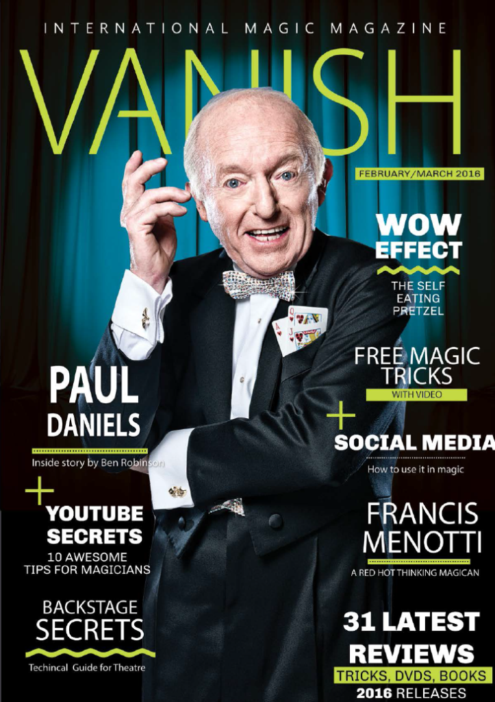 vanish magic magazine 24 paul daniels